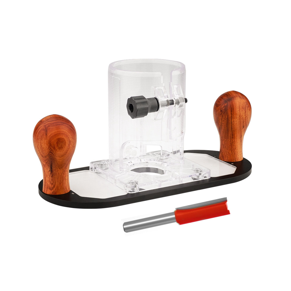 Wood Router Base For Edge Guide-Woodworking Trimming Machine 4854148754631