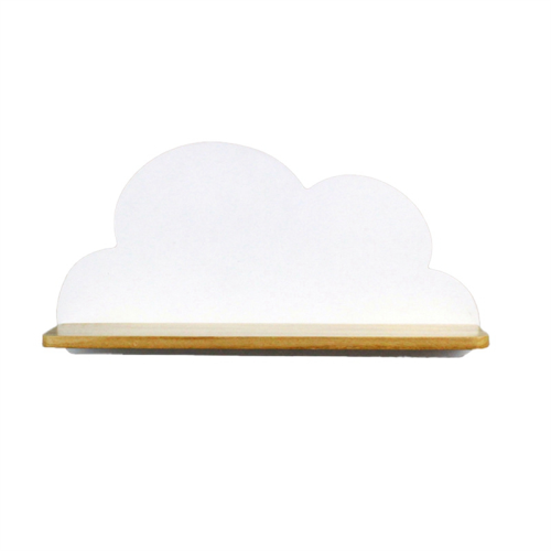 Wall Shelf Cloud Mount Rack Storage Wood Decor Mounted Shelving