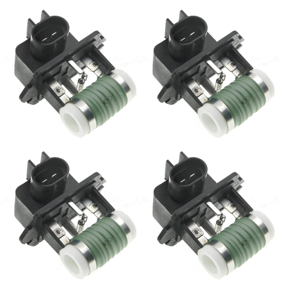 4X 25385-1M000 Radiator Fan Blower Motor Resistance For 09-16 Accent Forte 253851M000 4851714570299