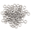 400x Vissen Solid Ring Jigging Accessoires de Beste 304 Roestvrij Staal Zeer Groot Test 1 1