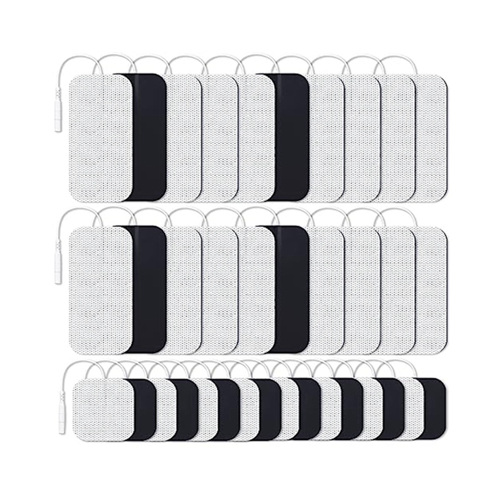 36Pcs 2 Sizes Electrodes For Tens Unit, (2Mm Connector) 4854148758530