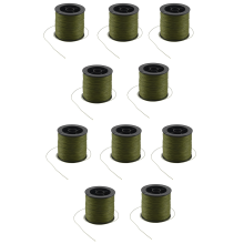 10pcs 500 M 30 LB 0.26mm Fishing Line Strength PE Braided 4 Strands Green