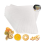 Non-Stick Silicone Dehydrator Sheets,Fruit Mats Reusable Steamer Mat Mesh Sheet for Fruit Dryer 24 Pcs 6