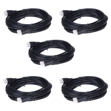 5x bekabelde 10M naar kabel voor LCD-plasma-tv van 10 meter