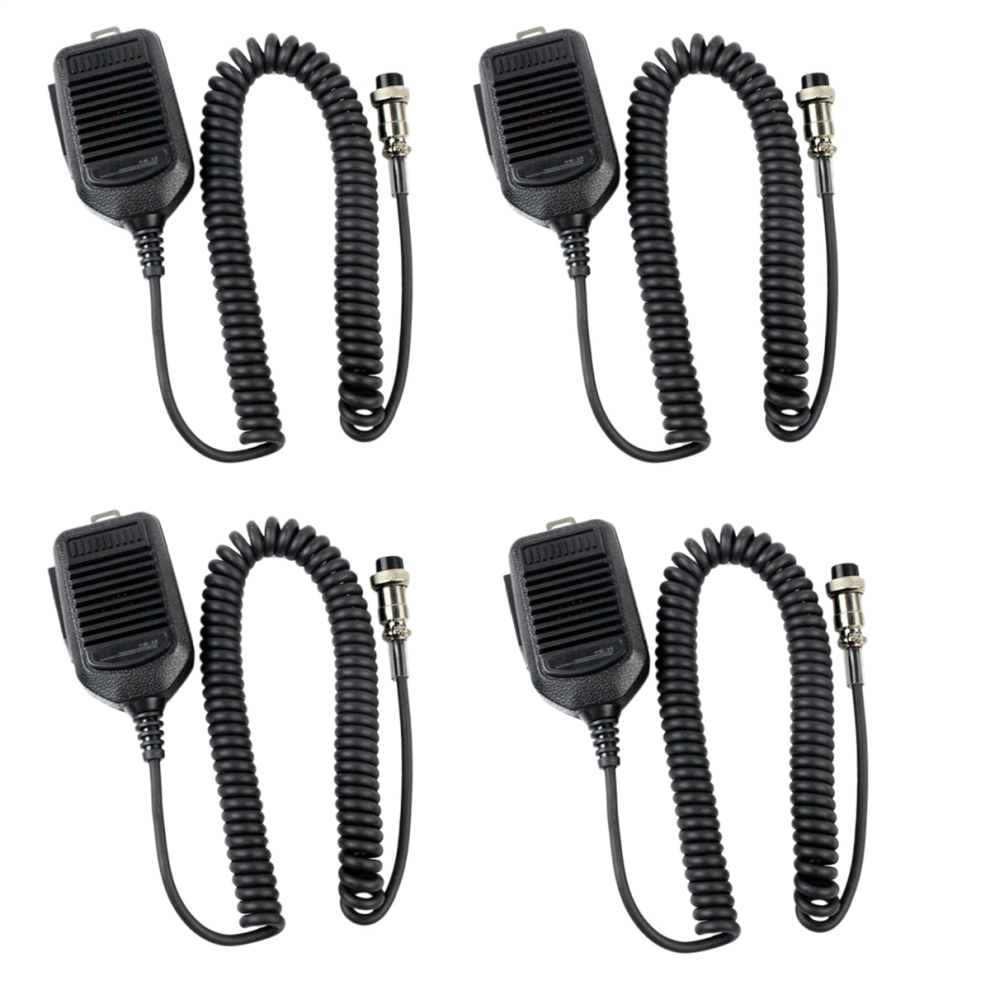 Lot de 4 microphones à main HM-36 pour radio ICOM IC-718 IC-78 IC-765 IC-761 IC-7200 IC-7600