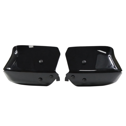 Motorcycle Handguards Shield Hand Guard Protector Windshield (Black)