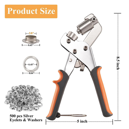 Kit d'outils pour œillets - 500 œillets de 3/8 po inclus 1