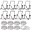 8 sets kiempottenset inclusief deksels 1