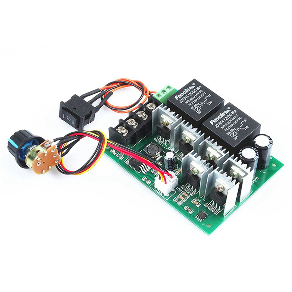 2X Pwm Dc Motor Speed Controller Digital Display 0-100% Adjustable Drive Module Input Max 60A 4854148765125