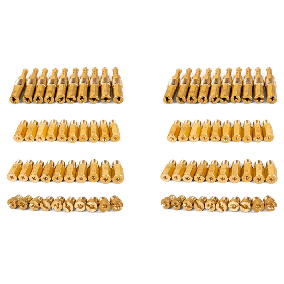 60Pcs Carburetor Main Jet And 20Pcs Slow Pilot For Pwk Cvk Pwm Carbs 4854148763176
