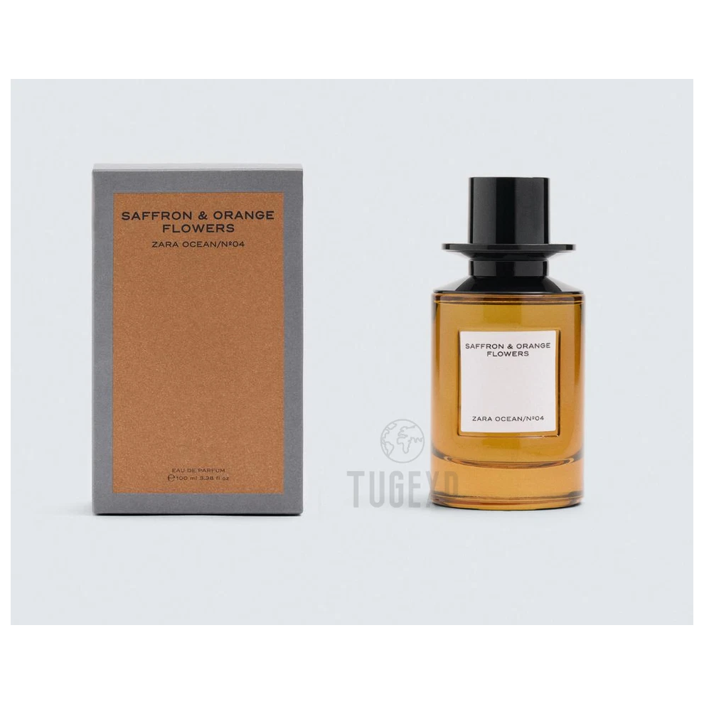 Zara Orange Saffron & Flowers Edp 100Ml Spray 3.38 Oz Eau De Perfume Men New