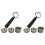 2 Pcs 51mm Bottomless Filter Coffee Machine Accessories Domestic Bracket Handle Hollow 1