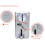 5X Coin Acceptor Pusher JY133A CPU Arcade Selector for Vending Machine Game Ticket Exchange 5