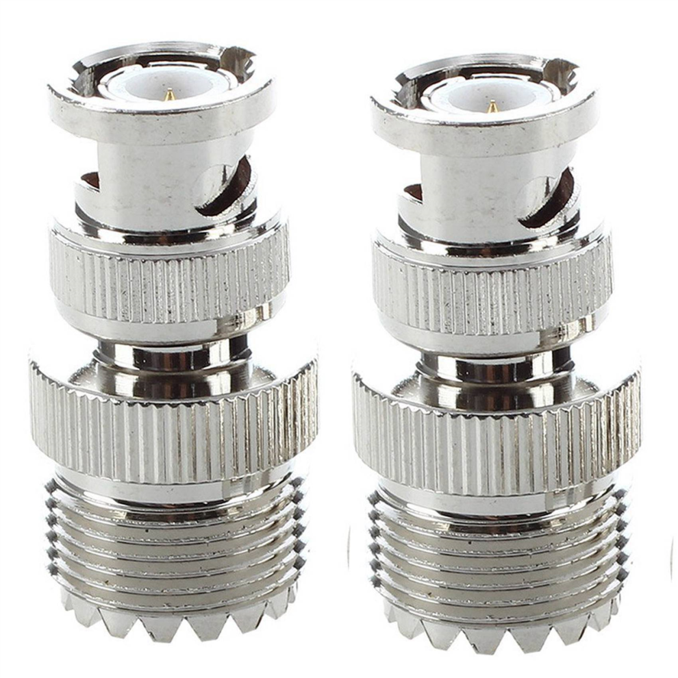 6 Pcs Bnc Male Plug To Uhf So239 Female Rf Coaxial Connector 4854148767112