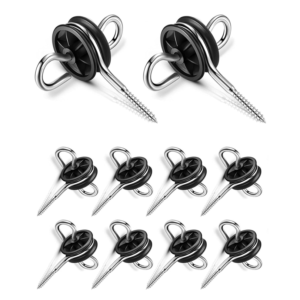 20Pcs Electric Fence Gate Handle Anchor Insulators Wire For Wood Post 4854148768096