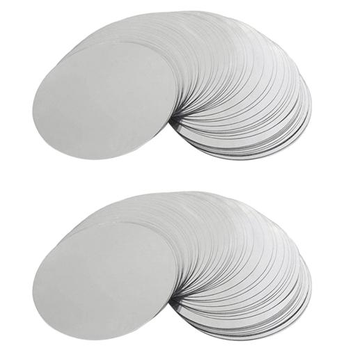400 Pcs 3 Inch Silver Wine Pourer Discs Drip-Proof Drip Pouring pour Spout Thin Slice