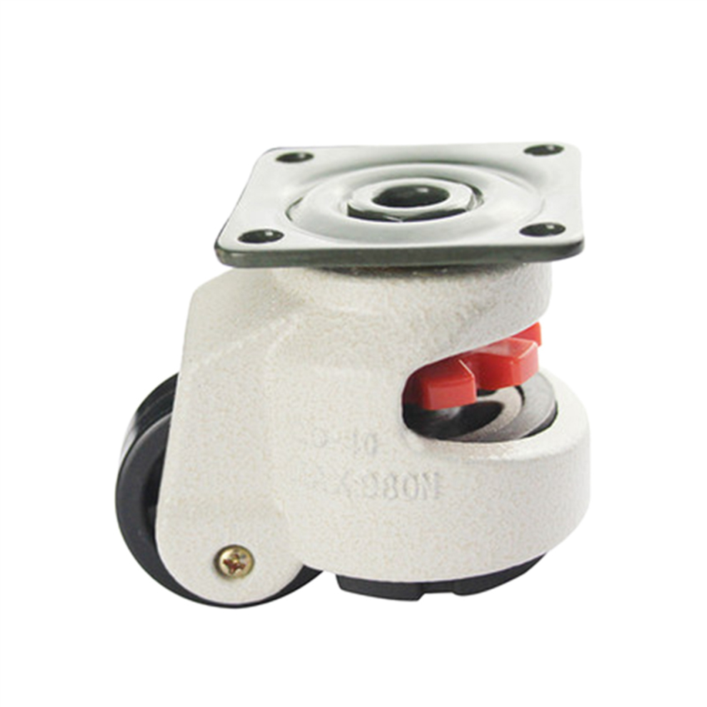 8X Rubber Foot 40F Level Adjustment Equipment Cart Caster 60Kg Load Capacity Furniture Leveling Roller 4854148765316