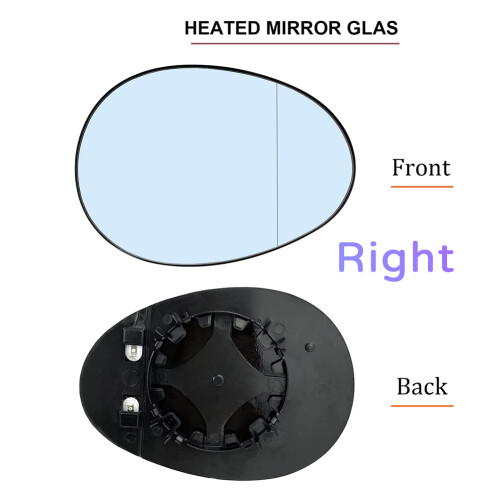 Right Side Rearview Mirror Glass for MINI R55 R56 2007-2016 2