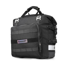 Sacoche latérale arrière pour moto Rhinowalk 20 L amovible (noir)