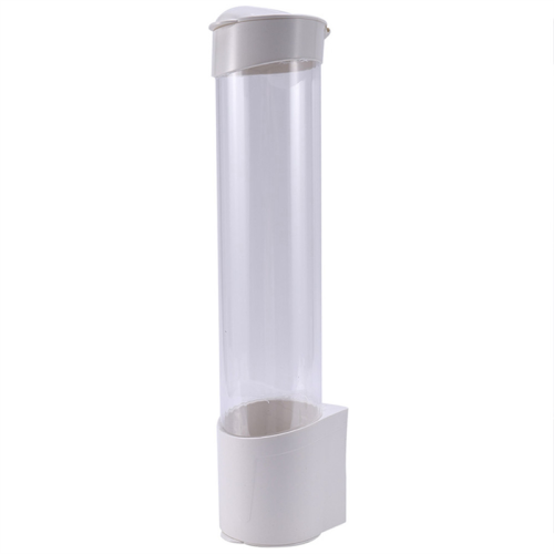 2X Dispenser Automatically Drop Cup Remover Disposable Plastic Paper Dust Storage Rack