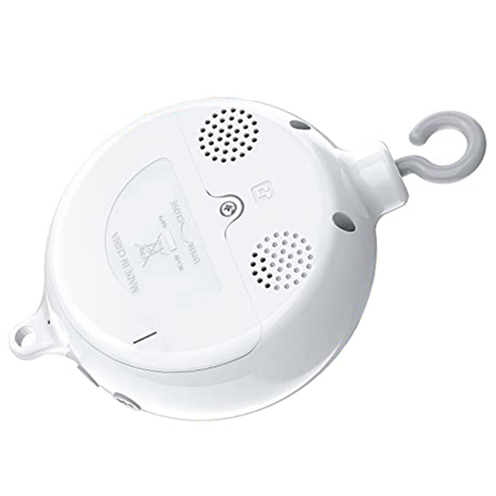 Lot de 2 mobiles pour berceau, boîte à musique rotative pour bébé, 3 modes, volume réglable, 12 berceuses, arrêt automatique après 30 minutes