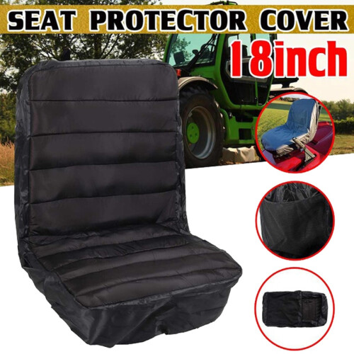 18Inch Mower Seat Cover Protector for Heavy Tractor Black 1