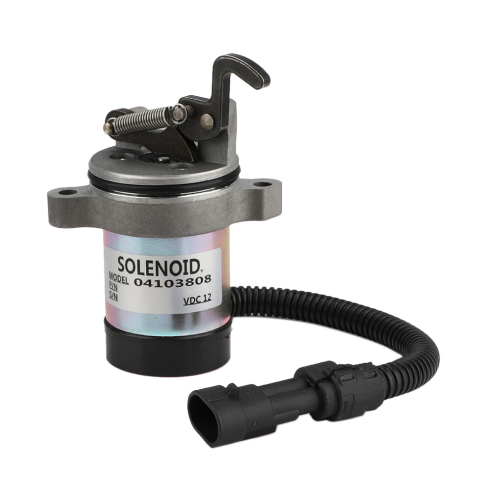 For Deutz Fuel Shut Off Solenoid 04103808 F3l F3m F4l F4m 1011 2011 4854148784669