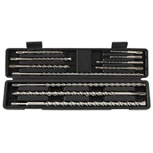 11Pcs Long Masonry Drill Bits Set for Rotary Hammer Drilling Concrete
