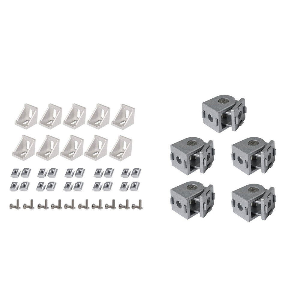 5Pcs Zinc Alloy Pivot Joint For Aluminum Extrusion Profile 2020 4854148782320