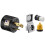 3Pcs Power Twist Lock Stecker 30Amp Weibliche Locking Stecker mit Abdeckung 1