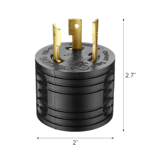 3Pcs Power Twist Lock Stecker 30Amp Weibliche Locking Stecker mit Abdeckung 2
