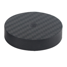 2x koolstofvezel luidsprekerisolatie 40x10mm spikes basispad standaard voeten HiFi AMP