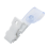 60 Pcs Plastic ID Card Name Tag Holder Badge Strap Clip White Clear 2