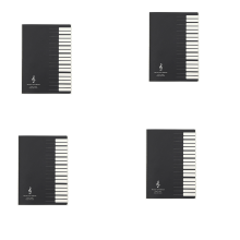 4X Fünf Zeilen Musiknotizen Notizbuch Tab Staff Stave