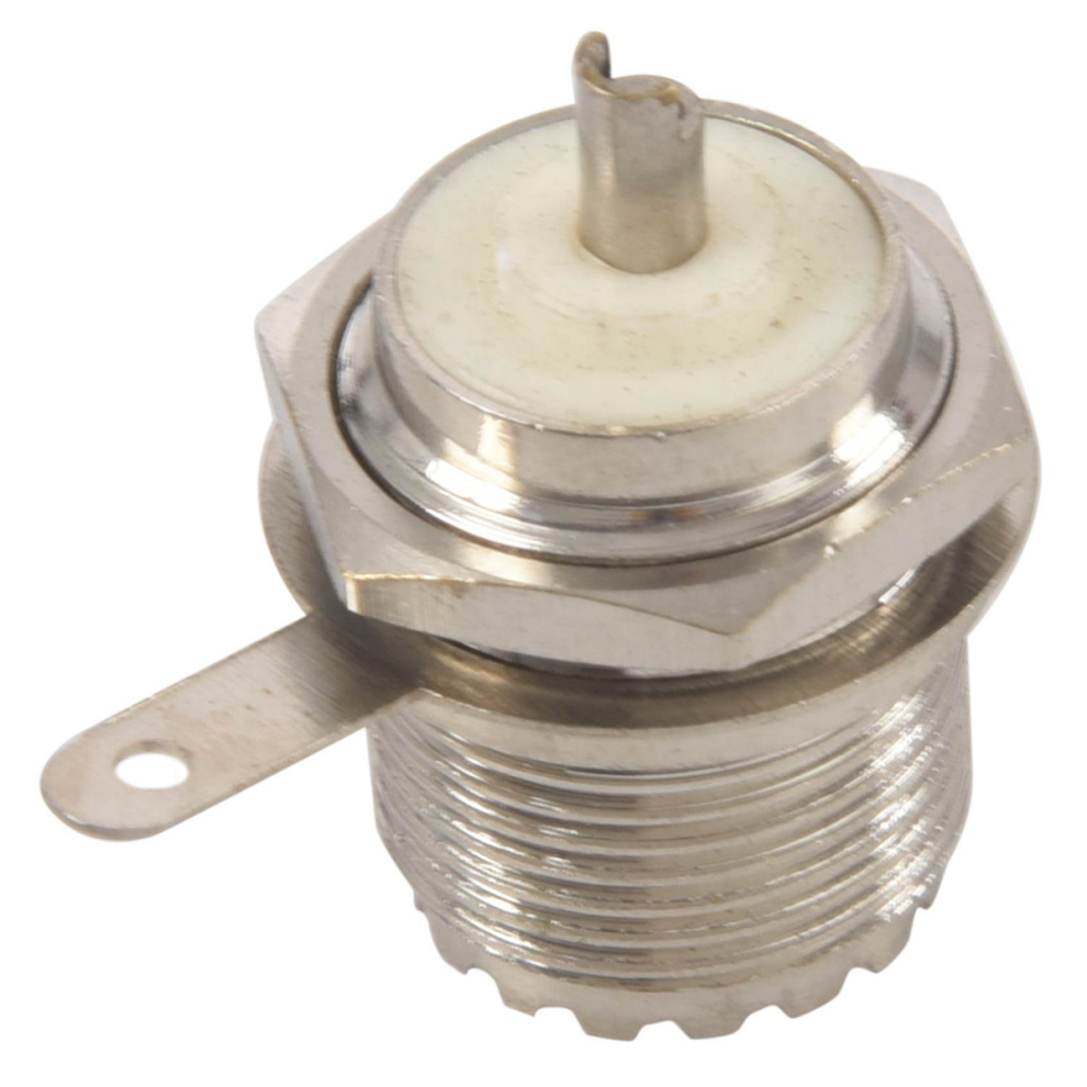 Photos - Other Electrical Equipment 6X UHF Female SO239 Jack Bulkhead Solder Panel Mount RF Straight Connector,Silver