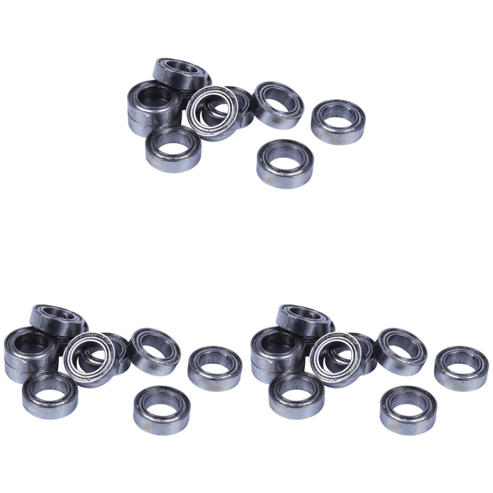 30Pcs Miniature Sealed Metal Shielded Metric Radial Ball Bearing Model Mr106-Zz 6X10x3mm Silver 4854148795252