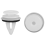 200Pcs 51418224768 Plastic Rivets Clip for E46 E53 E90 E91 E70 Door Panel Auto Fasteners Trim Push Retainer 6