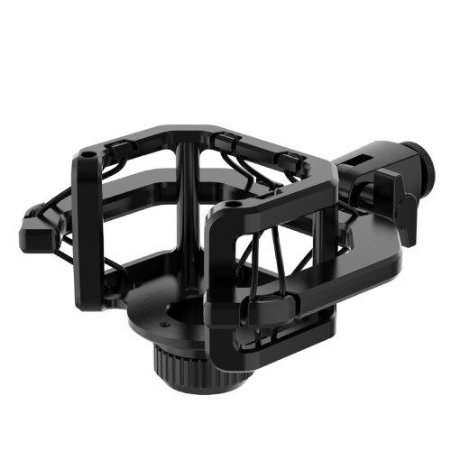 Microphone Shock Mount with Filter Windscreen,Black 2