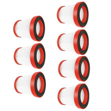 7 Stück für VC01/VC10 Akku-Staubsauger-Faltenfilter