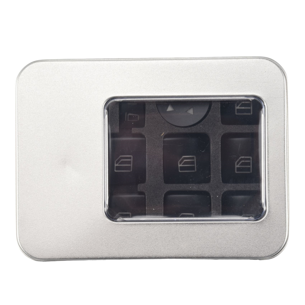 12Pcs Car Door Armrest Window Switch Button Trim Cover Sticker For Ml C E G Class W204 X166 4854148706951