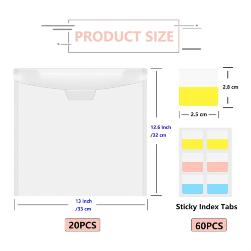 Scrapbook Organizer Envelopes Storage Pockets Sleeves 2