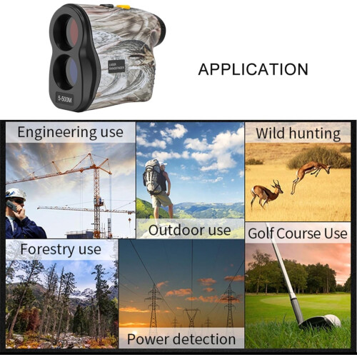 Golf Monocular Rangefinder, Digital High Precision Rangefinder, Golf Monocular Rangefinder with 6X Magnification for Golf Training, Hunting Ref: 6838 1