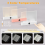 Book Light, Rechargeable Clear LED Flat Reading Light Black 5