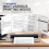 Thermal Printer Paper 8.5 X 11 Inch, Advanced Printing, Compatible with D810 4 Pack 4