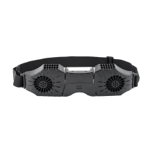 Tragbarer Hüft-Clip-Ventilator mit 2 Lüftungsöffnungen und verstellbarem Gürtel