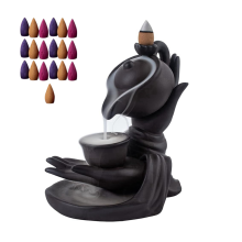 Burner Buddha Hand Backflow Incense Waterfall Smoke Holder