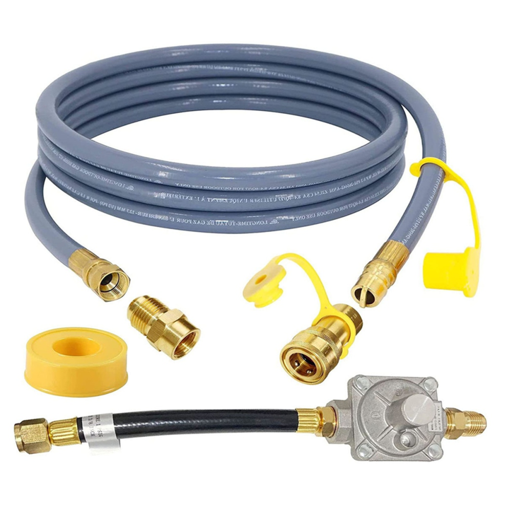 Propane to Natural Gas Conversion Kit for , II, Spirit, Grills 10FT 1/2Inch ID-image-OPC-PJ5K6YC-NEW