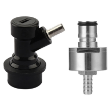 Ball Lock Disconnect Carbonation Cap - Edelstahl mit 5/16 Zoll Widerhakentyp