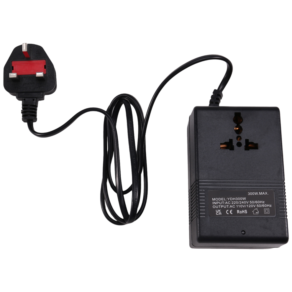 300W Voltage Converter Transformer 220V To 110V Step-Down Travel Adapter Uk Plug Inverter 4854148740375