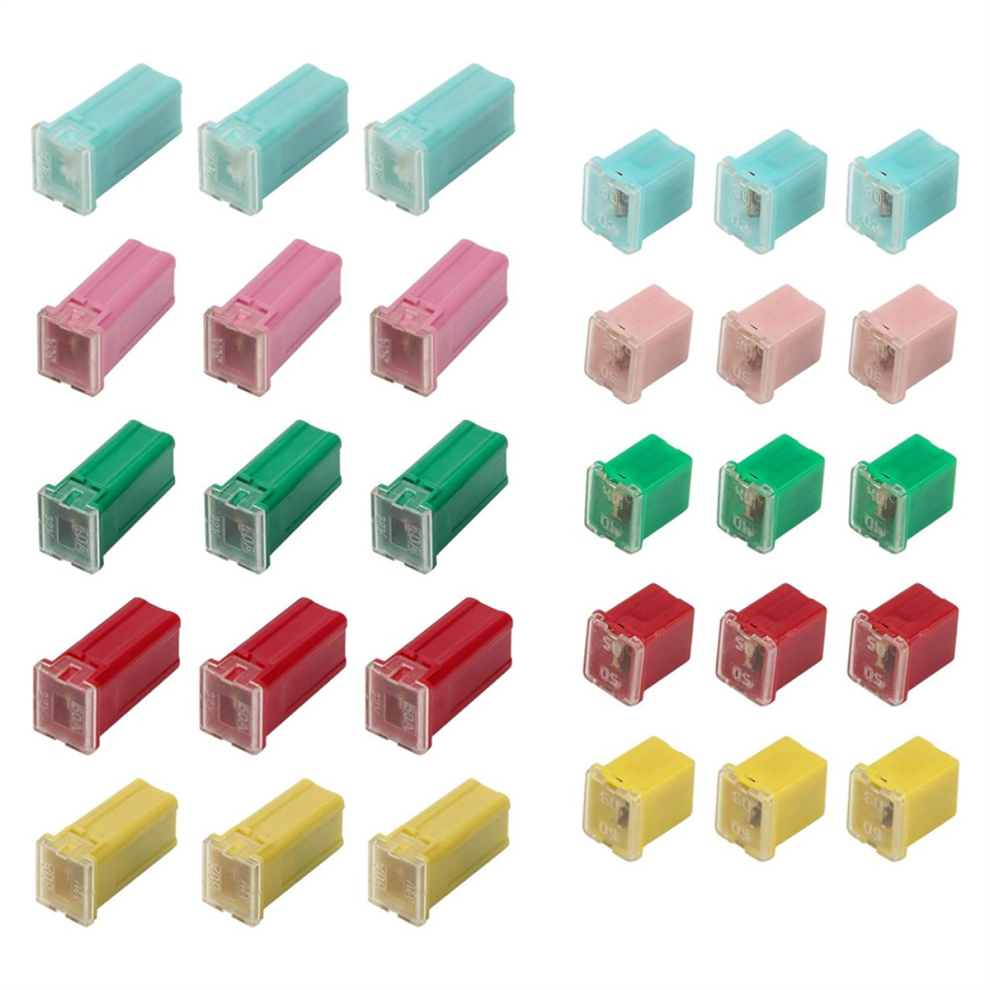 30 Pcs Car Fuses Assortment Kit,Automotive Combination 4854148746445